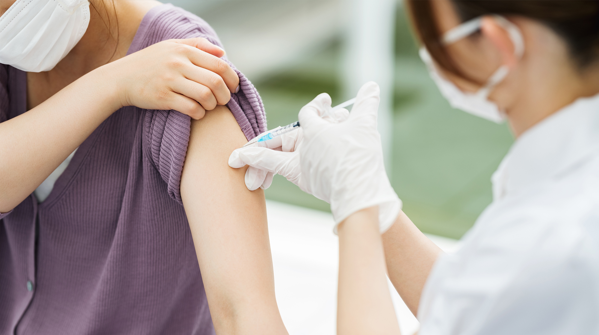 ワクチン接種の様子